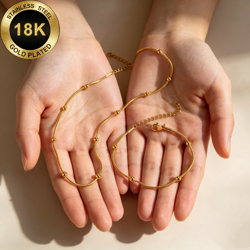 High-Quality Hypoallergenic Necklace and Bracelet Set